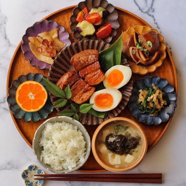 ストウブで豚の角煮♡まごわやさしい献立