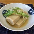 シンプルだけど美味しい高野豆腐の旨煮