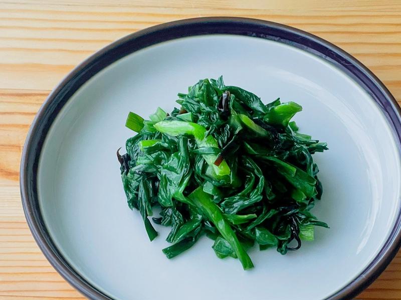 【野菜ひとつ】ニラの塩昆布ナムル