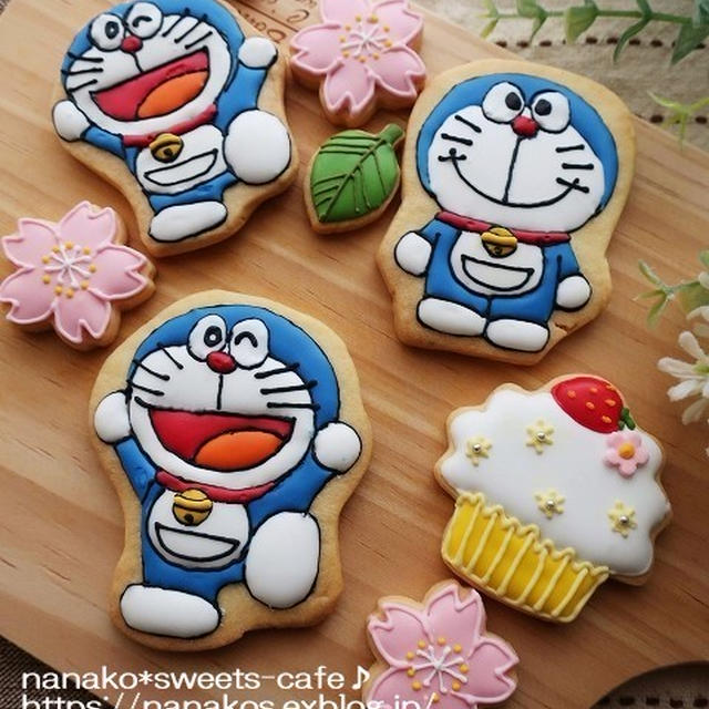 ドラえもんのアイシングクッキー By Nanakoさん レシピブログ 料理ブログのレシピ満載