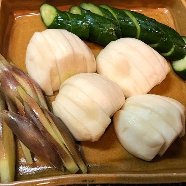 炭火焼き鳥♡ぬか漬け盛り♡餃子