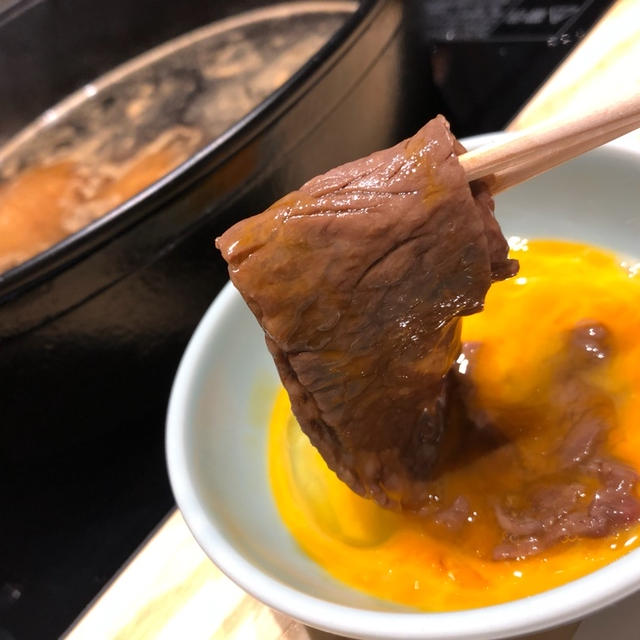 旨み濃い〜！「熟成和牛のすき焼き」 新登場！六本木 「香水亭(かすいてい)」
