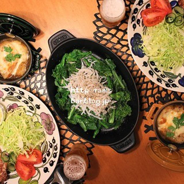 『チキン竜田プレート』とストウブでアレコレの献立。