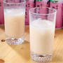 福島県産もも100％ジュース「桃の恵み」をたっぷり使った牛乳割りアレンジジュース