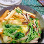【水菜の煮びたし】鍋料理の材料で簡単煮びたし。