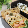 お弁当に少量おかず＊豚肉れんこんワカメのめんつゆ炒め
