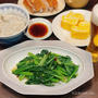 小松菜だけで、こんなにおいしい♪中華な夕食の副菜に嬉しい、小松菜のシンプル辛子炒め！