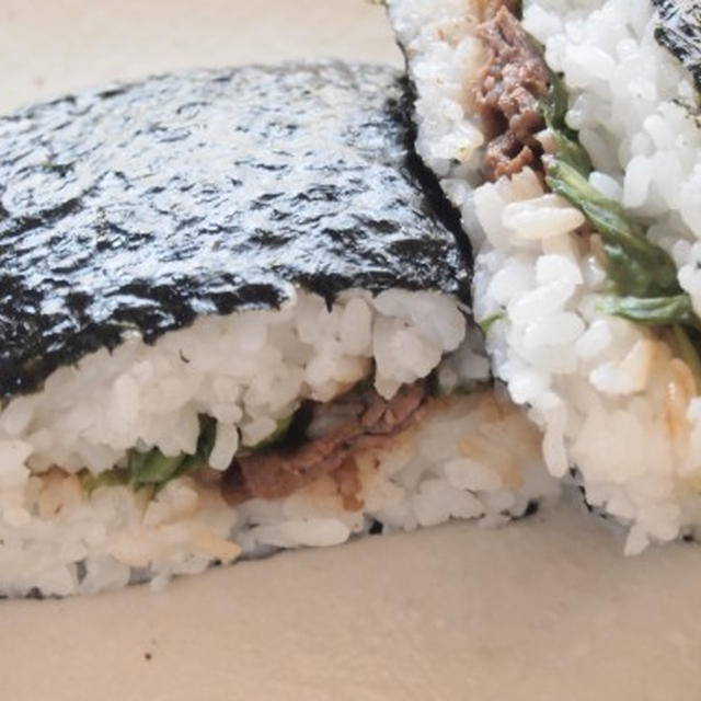 焼きたて／熊本・有明海産一番摘み焼海苔でおにぎらず