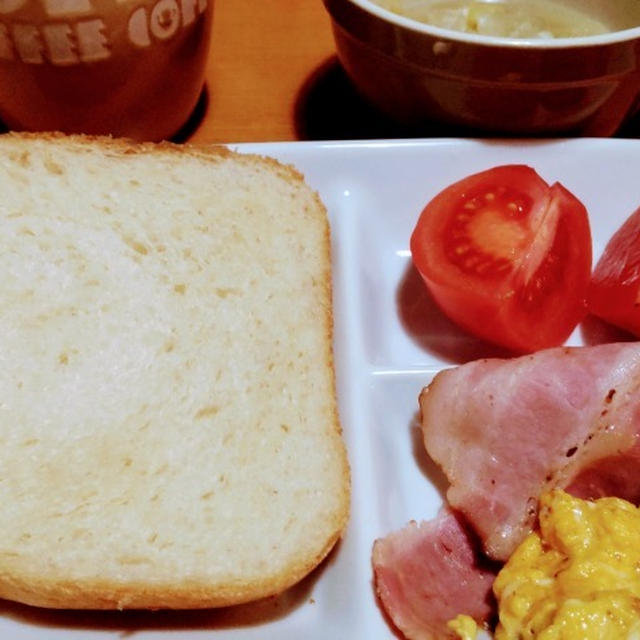 余ったフルーツ缶のシロップでふわふわ食パン