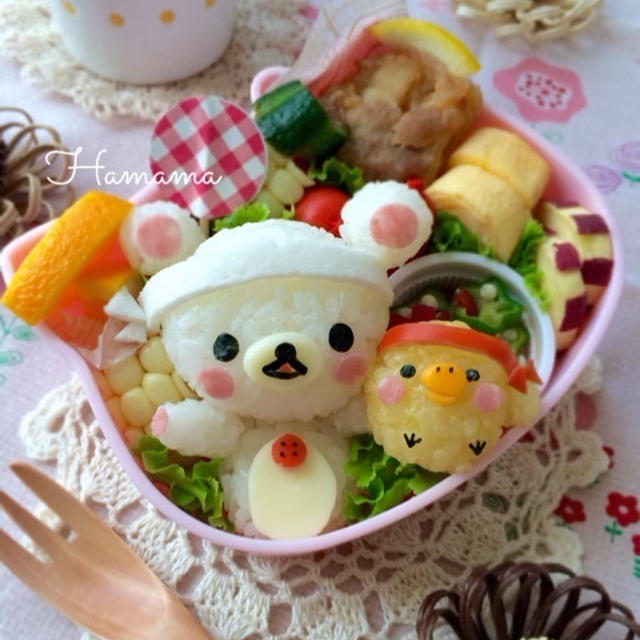 コリラックマの応援弁当♡
