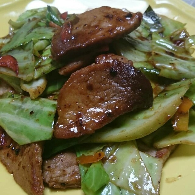 回鍋肉 海老アボカドサラダ