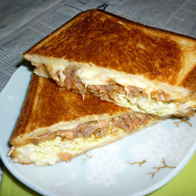ピリ辛焼き鮭でサーモンメルト