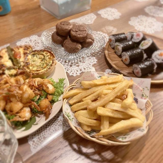 自分で買ってきた！テイクアウトでセルフ母の日　晩ごはん