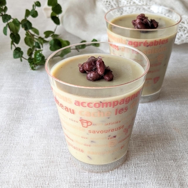 スイーツカップを使って手作りスイーツをラッピング♪『さつまいも豆乳プリン』