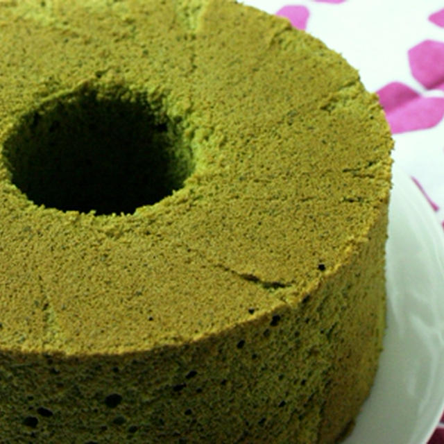 濃抹茶シフォンケーキ