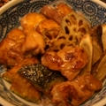 焼き鳥＆根菜の彩り丼♪