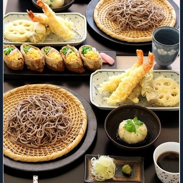 蕎麦、天ぷら、飾り稲荷・・・食べすぎ(笑)