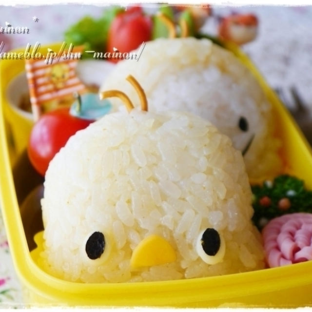 ＊チキンラーメンnoひよこちゃん☆キャラ弁・ななみんちゃんへお礼弁＊