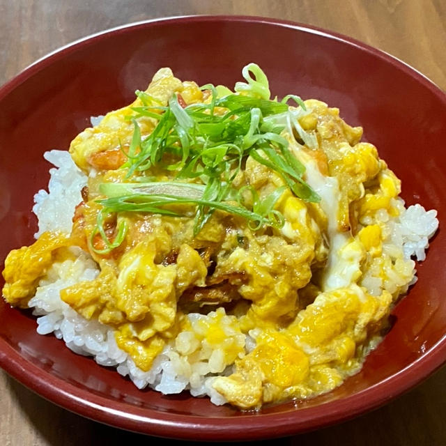 かき揚げ卵とじ丼 ♪