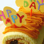 happy birthday !! かぼちゃのロールケーキ*
