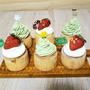 低糖質クリスマスカップケーキのレシピ