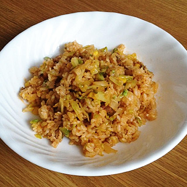 迷子の先に行き着いた。カレーケチャ焼き飯