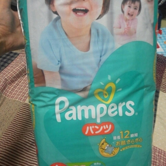 暑い季節もさらさらシートでお肌さらさら！パンパースを使ったよ