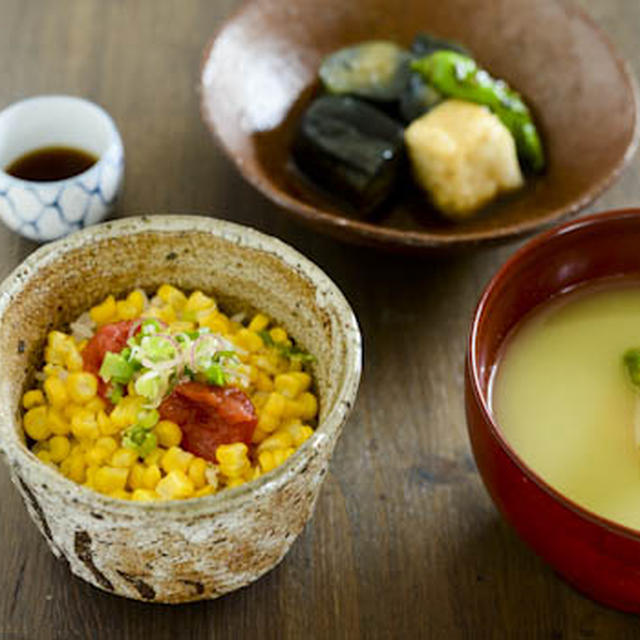 一汁一菜　13　夏のなごり膳　