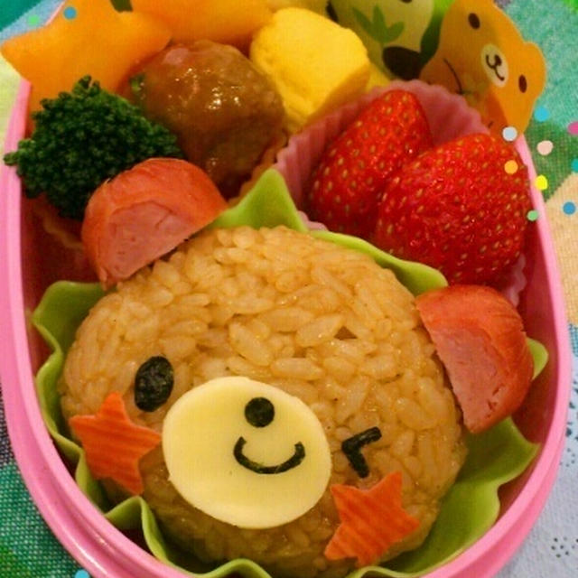 くまちゃん弁当♪