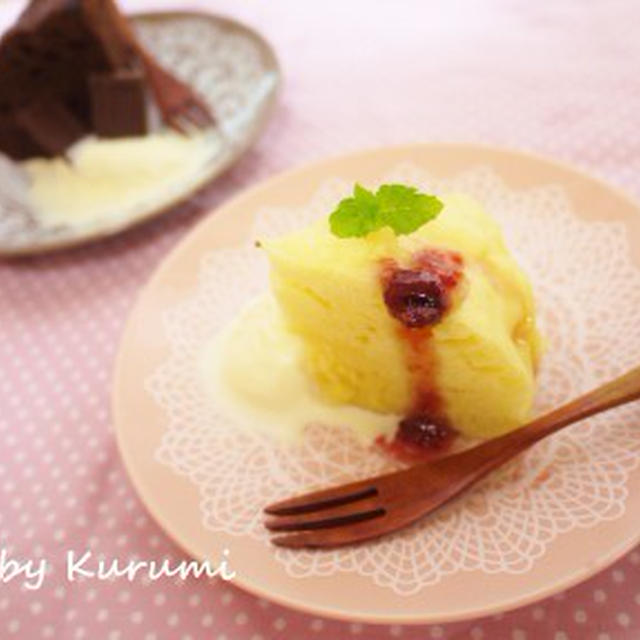 うま～！ しっとリッチな蒸しケーキ