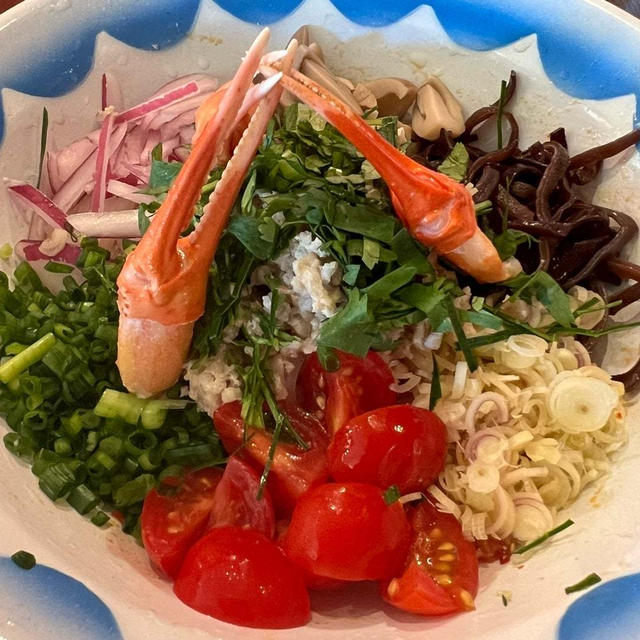 夏季限定！エスニックまぜそば　ヤムそば　大阪市九条　 Asian kitchen cafe 百福