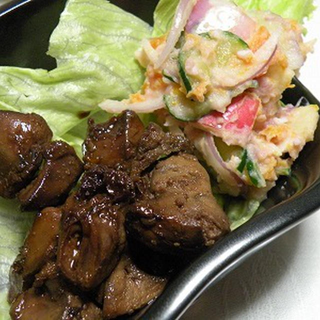 鶏レバーの煮付け