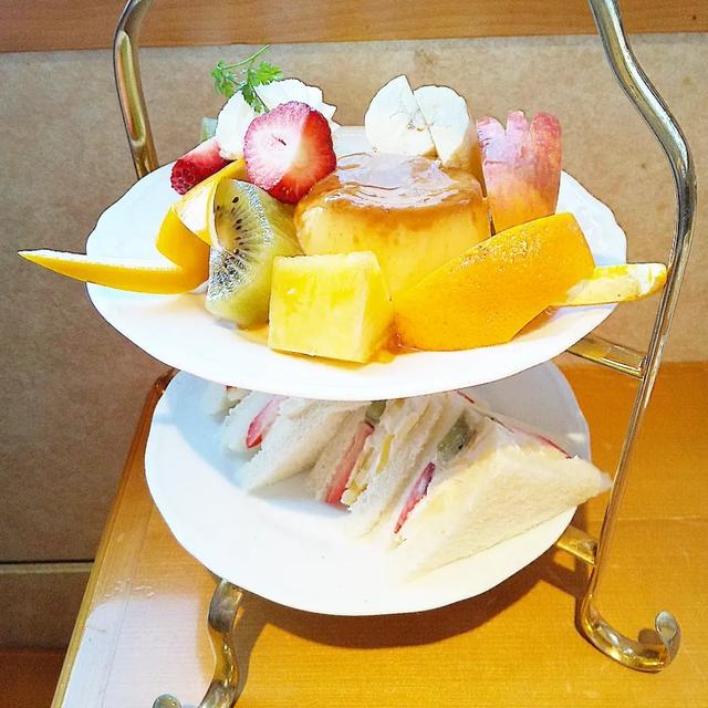 【千疋屋☆気になっていたアフタヌーンティーセット♪】