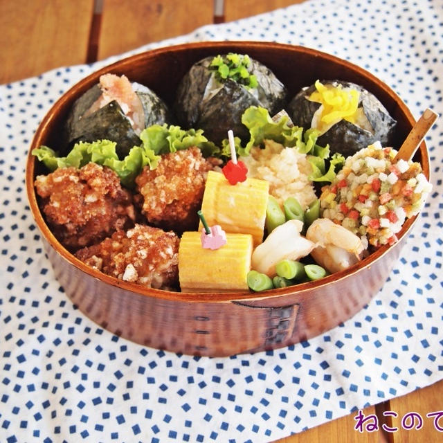 歌舞伎揚げ衣のから揚げ弁当