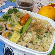 おかか醤油バター炒飯お弁当♪