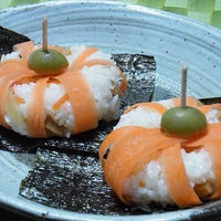 ハロウィン仕様の五目ちらし寿司