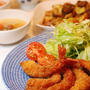 昨日のエビフライ定食