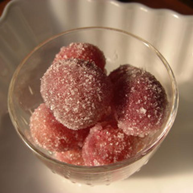 冬に贅沢！葡萄の砂糖菓子♪