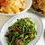 菜の花と牛肉のバターしょうゆ炒めなど／急に･･･