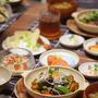 【献立】麻婆茄子。～腹にダンベルをつけています。重い～