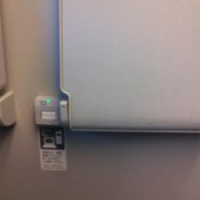のぞみの指定席 通路側に電源が(^o^)