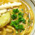４月　その１１　カレーうどんと韮しめじ酢味噌和え