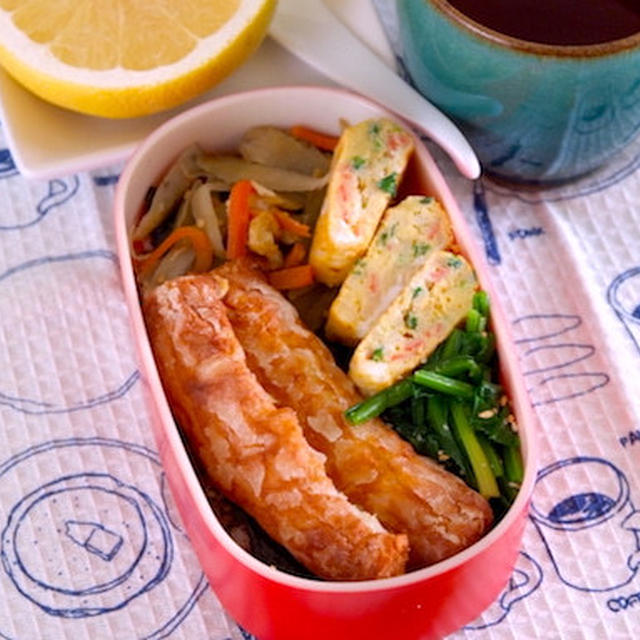 「なんちゃってちくわ天」でのり弁