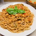チリビーンズのパスタ