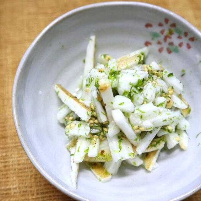 簡単で美味しい！長芋と青のりのさっぱりサラダ