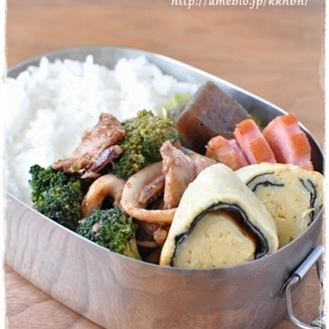 【いかとブロッコリーのXO醤炒め弁当】