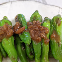 【焼きシシトウのひしおのせ】これが一番美味しいかも！