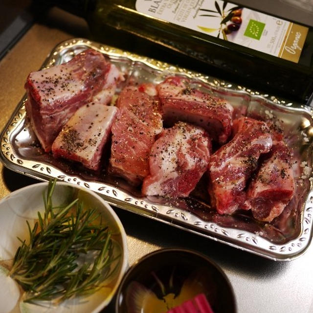 豚スペアリブのグリル焼き。