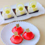 同じチーズケーキ生地で2種の見た目。