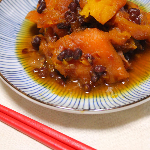 かぼちゃと小豆のいとこ煮